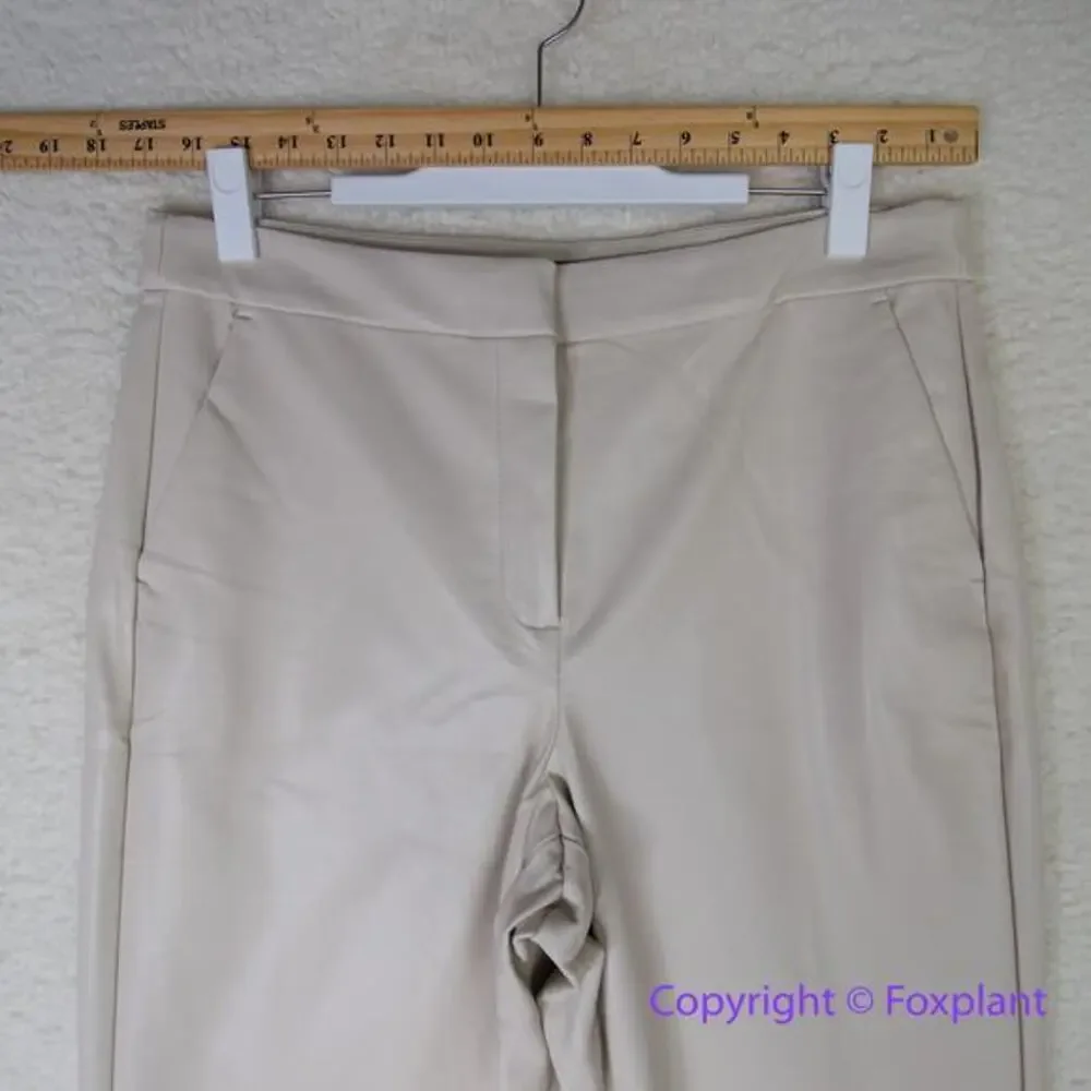 New!‎ J. Crew *Pen Mark* Kate straight-leg pant in faux leather, size 12